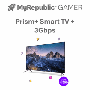 Top up $329 for Prism+ Q55-QE Smart TV (worth $1,399) $150 router discount 24-Month Subscription Period