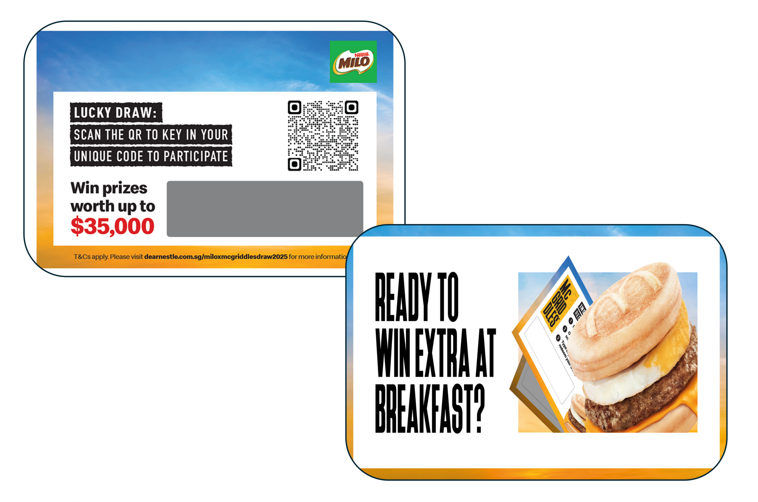 Physical Scratch and Win Lucky Draw Portfolio
